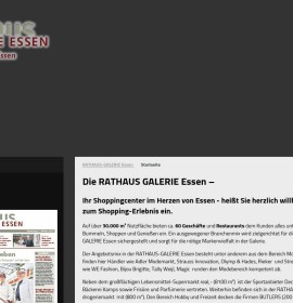 City Center Essen (Rathaus Galerie) – galeria handlowa Essen, Niemcy
