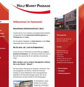 Holz-Markt-Passage – galeria handlowa Jena, Niemcy