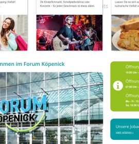 Forum Köpenick – galeria handlowa Berlin, Niemcy